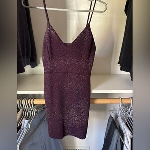 Windsor Sparkling Purple Mini Dress